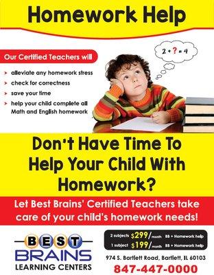 Homework help available