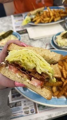 The first BLT (TONSSSS of lettuce but still good)