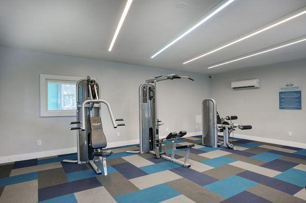 Fitness Center weight machines