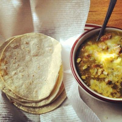 Green chili yumminess
