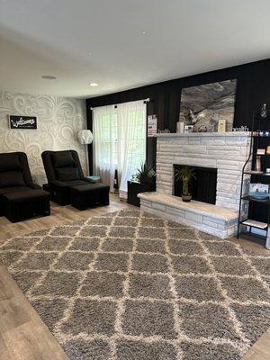 Reflexology area and Foot Detox!