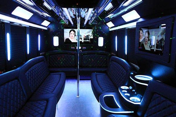 20 Passenger Party Bus. Everything you would expect in a luxury limo and more. Perfect for any special occasion.