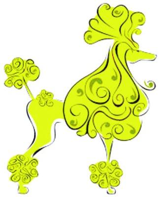 The green poodle is our symbol