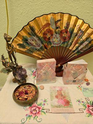 Reiki is energy of divine love. An altar for healing love is a reminder to heal the planet, one heart at a time.