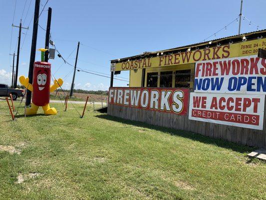 Coastal Fireworks Stand
