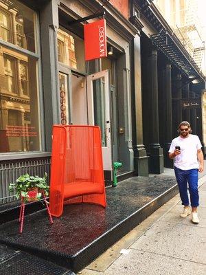 Exterior. Posh retail. Furniture