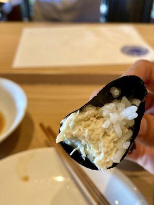 Crab handroll