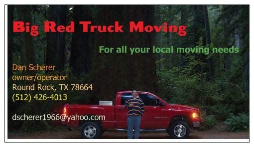Big Red Truck Moving