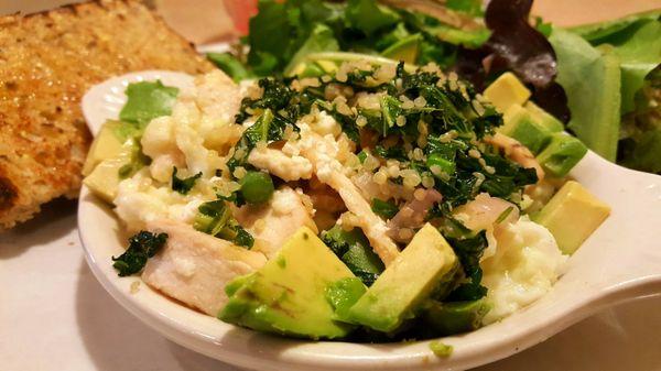 Quinoa & Egg Whites, Kale & Avacodo