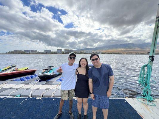 Kids having a great time.