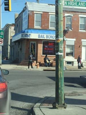 Corner of highland & fayette