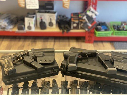 Wide selection of handguns. Also Glock stocking dealer!