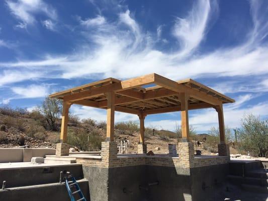 Tile installation project. "The right design can speak without words"