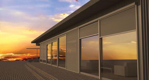 Retractable Solar Screens by Shade & Shutter Systems, Inc.