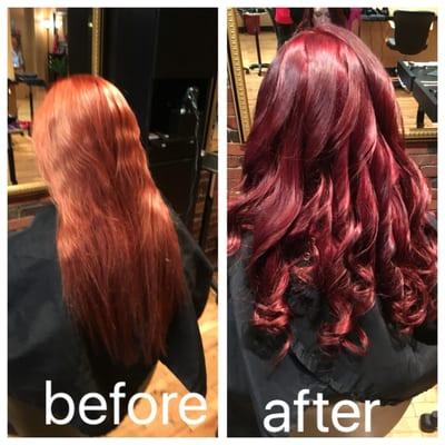 Hair done by Melissa Tremblay