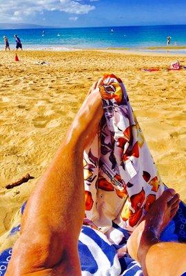 My tan is great ! No lines and I have you guys to thank.