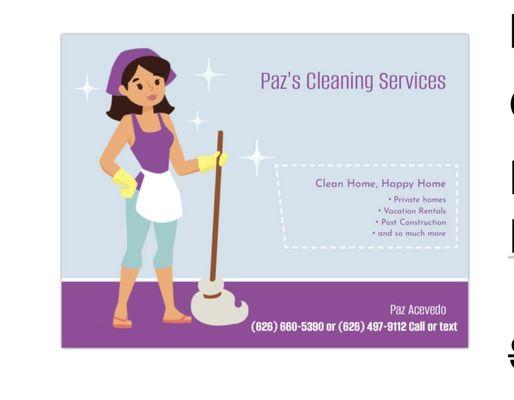 Paz’s Cleaning Services