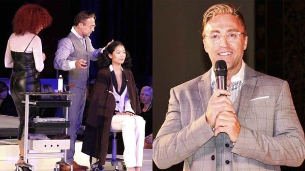 Estetica Magazine-  Oscar Blandi Flashes in Couture at Intercoiffure Fall Atelier 2015 caption