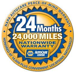 NAPA AutoCare Peace-Of-Mind Warranty