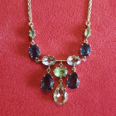 Multi gemstone necklace