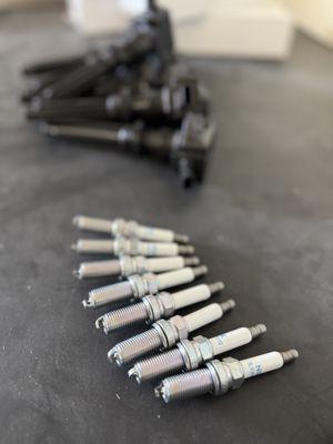 Spark plugs & ignition coils replaced - keeping your Land Rover running smooth. AGS Cars | Santa Ana.