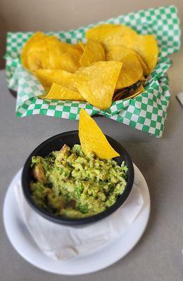 Guacamole and chips