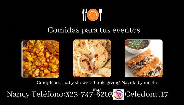 Comidas para eventos