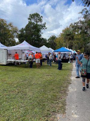 Festival time in Florida. Cool days and low temps. Old Homosassa Seafood Festival. Second weekend in November