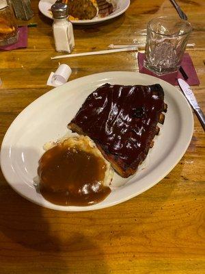 half rack of ribs delicious