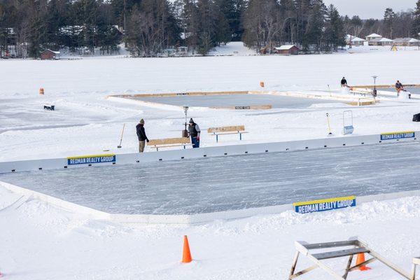 American Pond Hockey public rinks