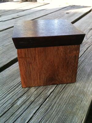 One of the small boxes I've made from pallet wood. (this one is not currently available, but I can make more)