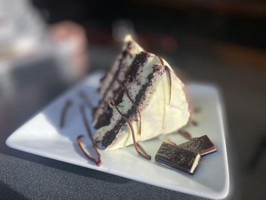 Andes chocolate mint cake