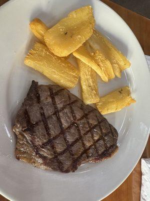 Churrasco Mediano w yuca frita