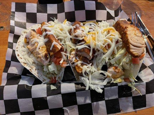 Blackened Salmon Tacos (EXCELLENT!)