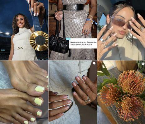 Instagram manicure pedicure clients