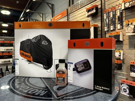 Motorcycle Winter storage essentials