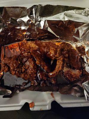 3 pieces of old chicken when there should have been 5.