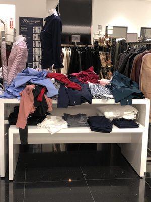 This store was a complete mess on a Wednesday at that.