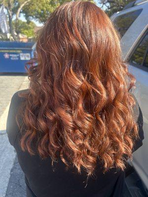 Hair cut, blow out , washed promo service that they have for 55 till dec 31!