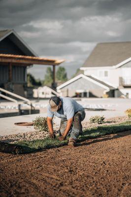 Sod install landscape company