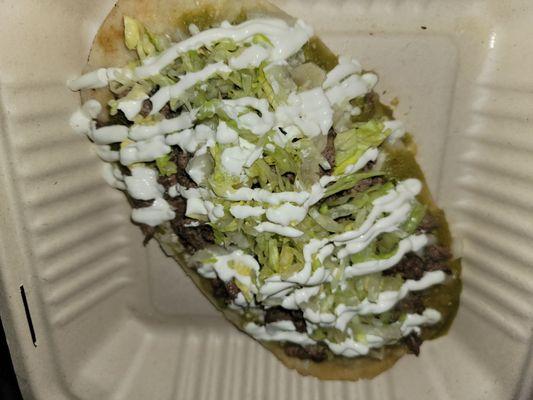 Carne Asade Huarache