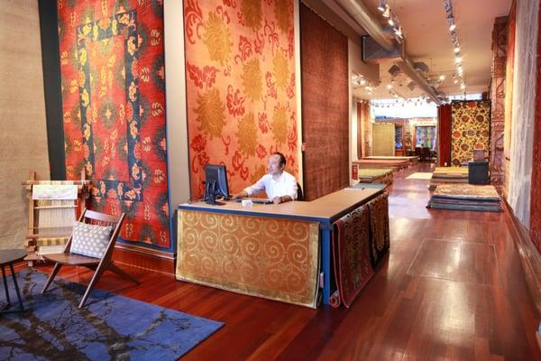 Showroom Interior with Tenzin