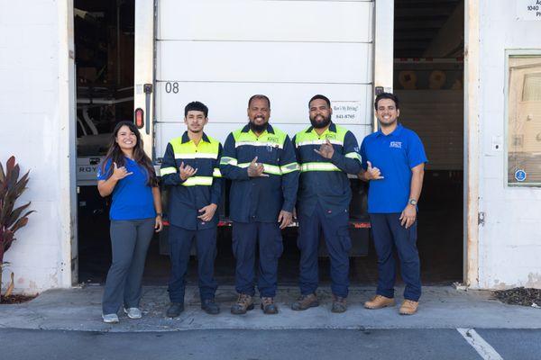 Quality service in the shop and on the road