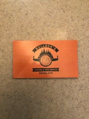 Bullocks Logging and Tree Service