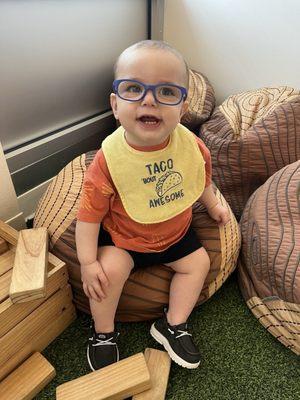 Play area in waiting area