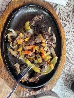 Fajita de res riquisimo Fajitas