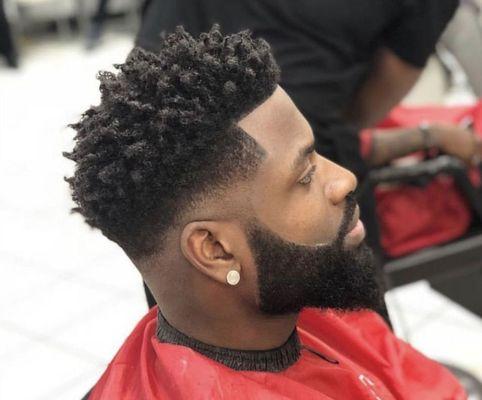 This is the type of fade he wanted