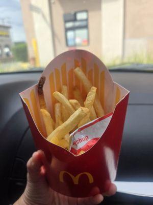 Large fries $6.56 not even full box. Makes me angry.