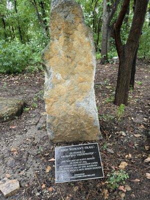 A monument for Sacagawea's interpreter
