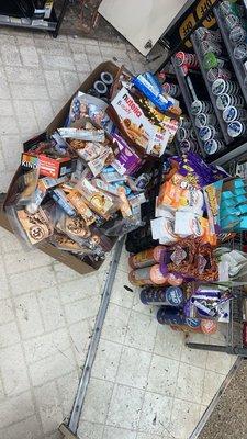 All expired product most expired last year